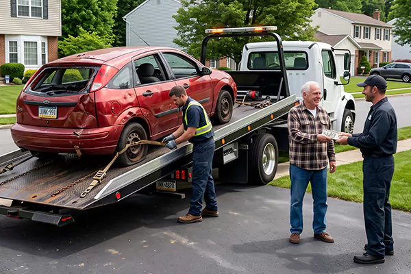 Salvage Car Pick Up in St. Louis, MO