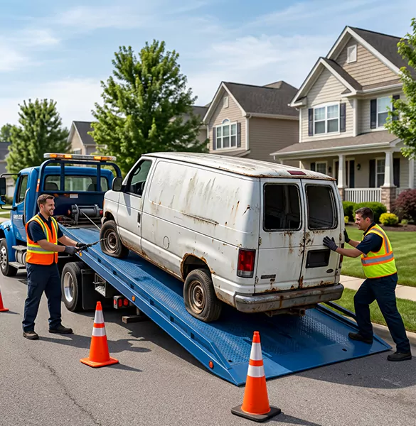 Trusted junk van removal service in St. Louis, MO