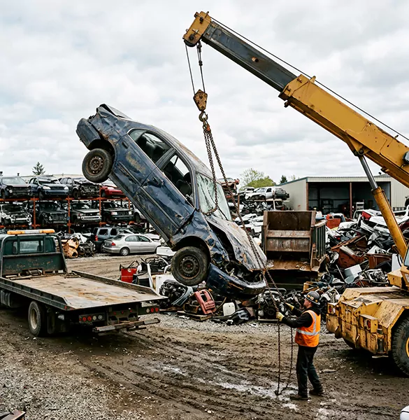 Trusted salvage car removal service in St. Louis, MO