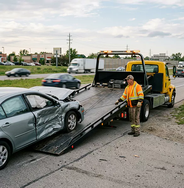 Trusted wrecked car removal service in St. Louis, MO